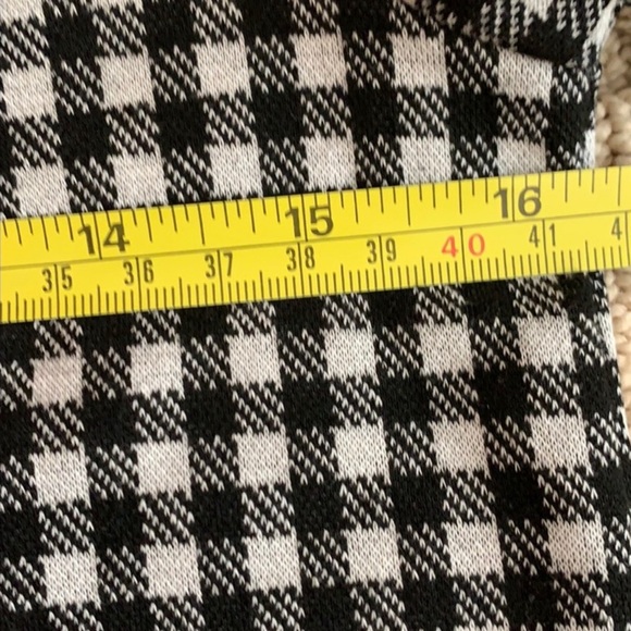 Twik Boxy Cropped Black/White Gingham Top/Blouse- XS - Picture 8 of 11